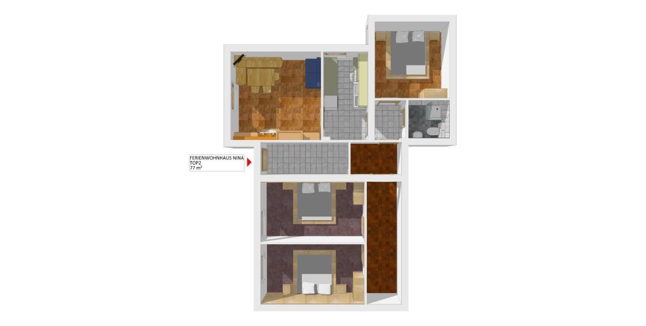 Апартаменты Haus Nina Герлосберг Экстерьер фото